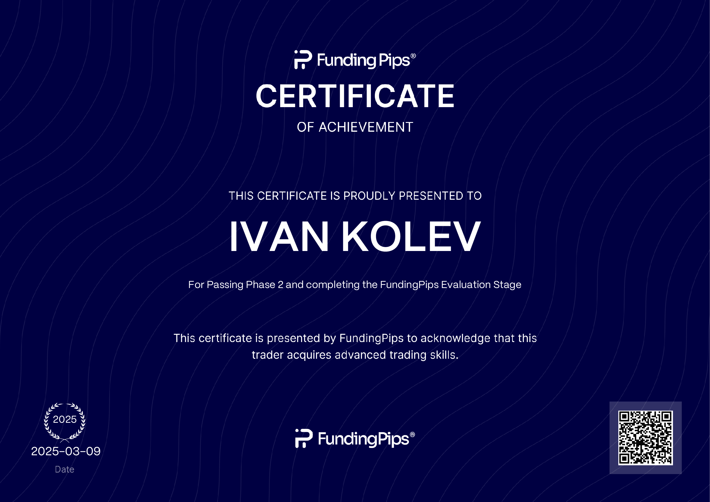 Certificate 1